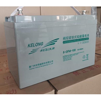 科华6-GFM-100 阀控式铅酸免维护蓄电池12V-100AH（10小时率全阻燃壳体）含线缆及电池柜